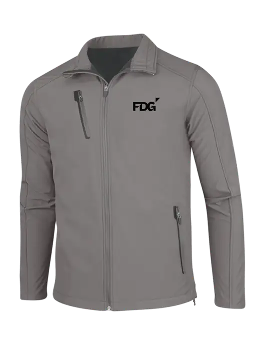 Medium Grey Welded Softshell Jacket w/FDG Logo
