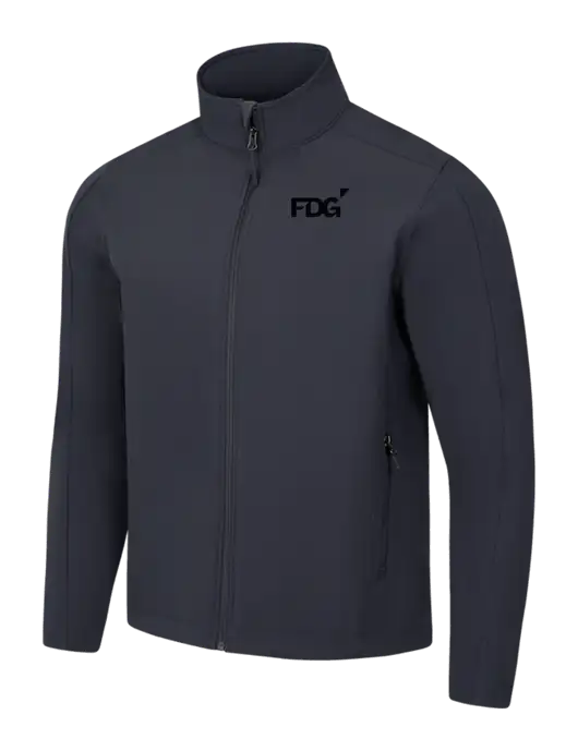Charcoal Grey Core Soft Shell Jacket w/FDG Logo