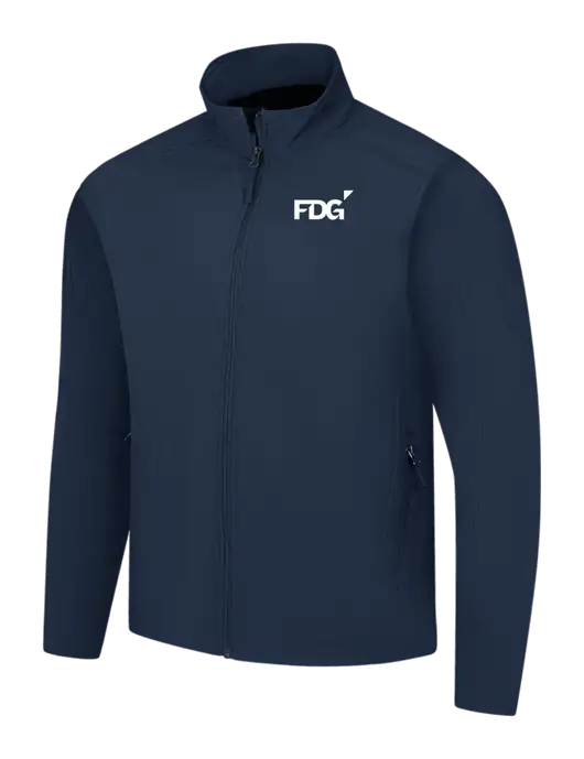 Navy Core Soft Shell Jacket w/FDG Logo