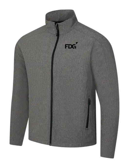 Medium Grey Heather Core Soft Shell Jacket w/FDG Logo