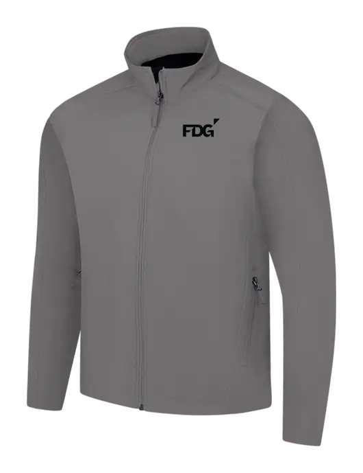 Medium Grey Core Soft Shell Jacket w/FDG Logo