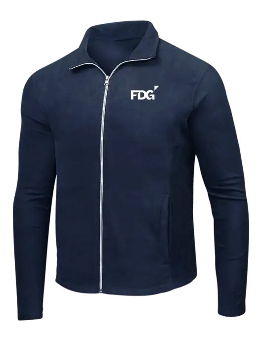 Navy Microfleece Jacket w/FDG Logo