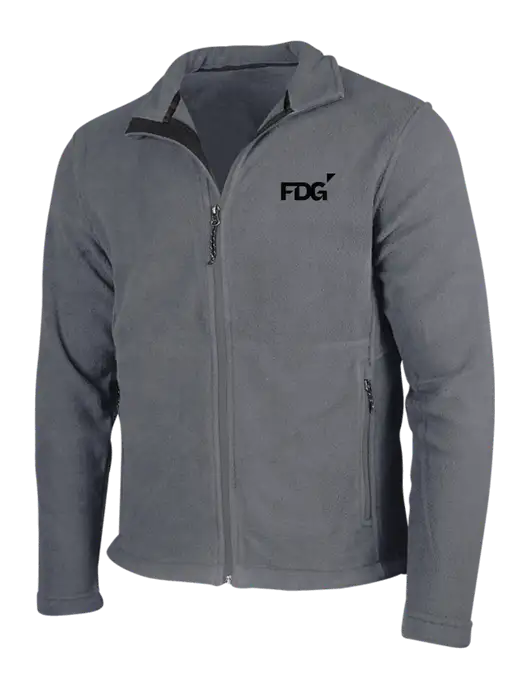 Medium Grey Fleece Jacket w/FDG Logo