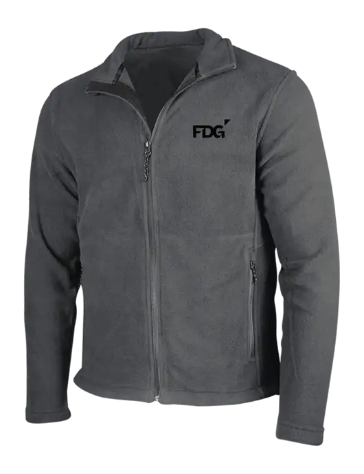 Dark Grey Fleece Jacket w/FDG Logo