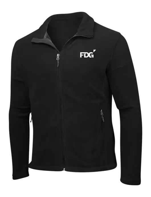 Black Fleece Jacket w/FDG Logo