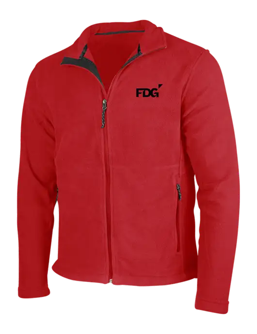 Red Fleece Jacket w/FDG Logo