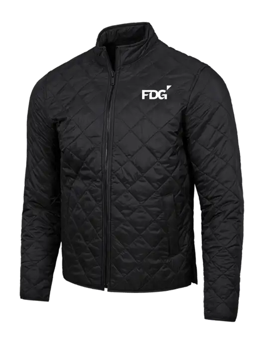 Mercer+Mettle Black Quilted Full-Zip Jacket w/FDG Logo