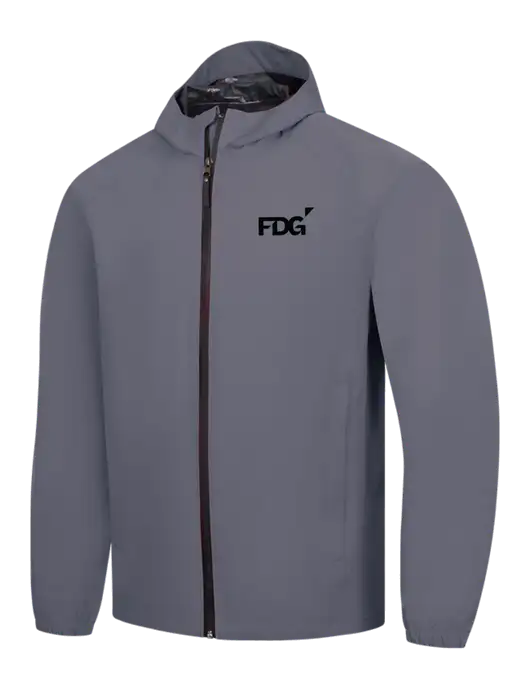 Dark Grey Essential Rain Jacket w/FDG Logo