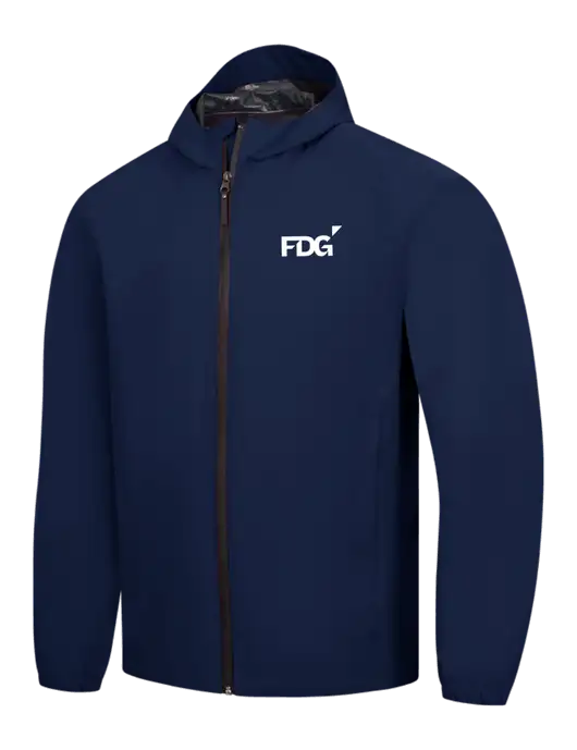 Navy Essential Rain Jacket w/FDG Logo