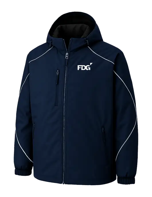 Angle 3-In-1 Dark Navy Jacket with Bonded Fleece Liner w/FDG Logo