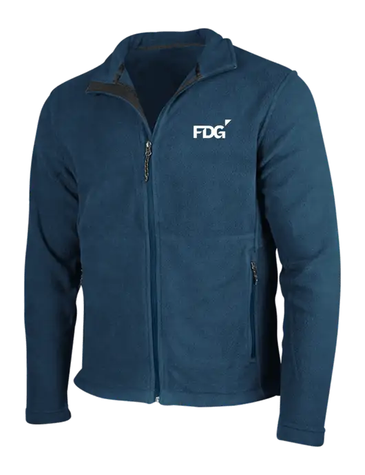 Light Navy Fleece Jacket w/FDG Logo