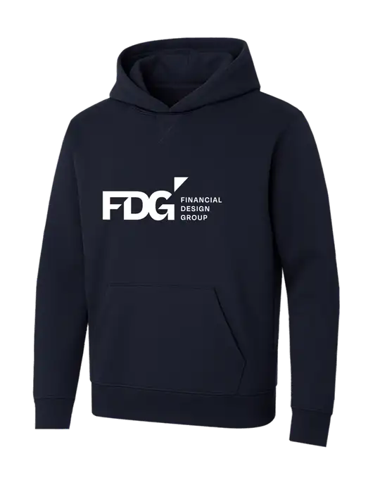 Allmade Dark Navy Organic French Terry Pullover Hoodie w/FDG Logo