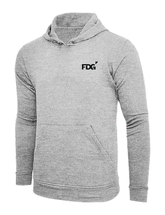 Adidas Light Grey Heather Fleece Hooded Sweatshirt w/FDG Logo