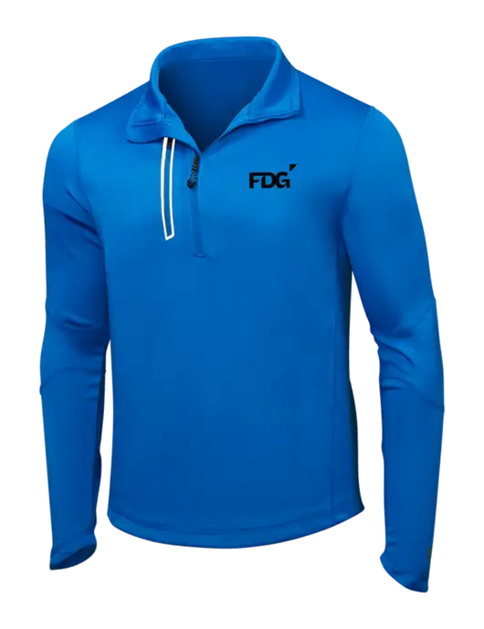 OGIO Electric Blue Endurance Fulcrum 1/4 Zip w/FDG Logo