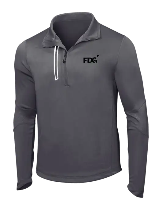 OGIO Gear Grey Endurance Fulcrum 1/4 Zip w/FDG Logo