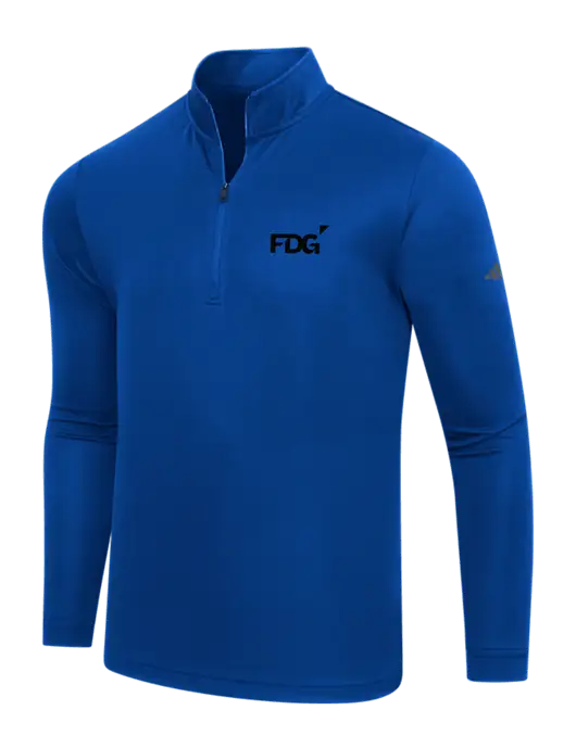 Adidas Royal Lightweight Quarter Zip Pullover w/FDG Logo