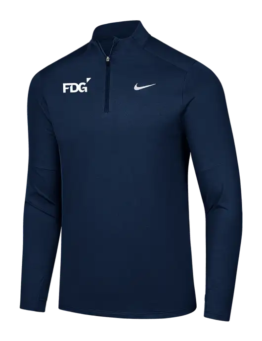 Nike Dark Navy Dri-FIT Element 1/2-Zip Pullover w/FDG Logo