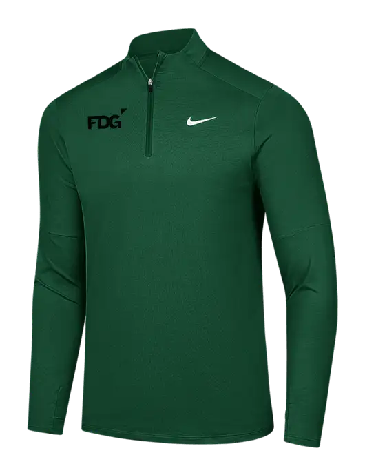 Nike Dark Green Dri-FIT Element 1/2-Zip Pullover w/FDG Logo