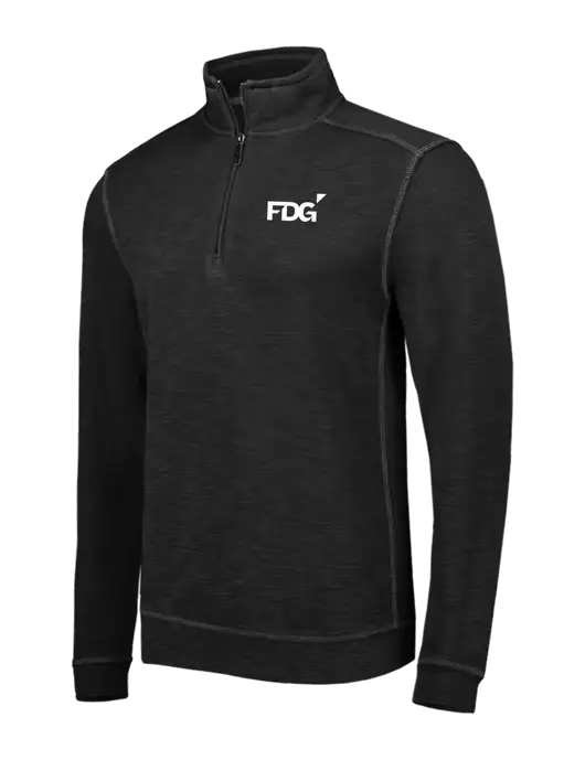 Tommy Bahama Black Tobago Bay 1/2 Zip w/FDG Logo