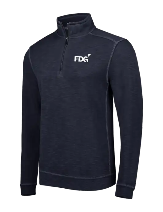 Tommy Bahama Navy Tobago Bay 1/2 Zip w/FDG Logo