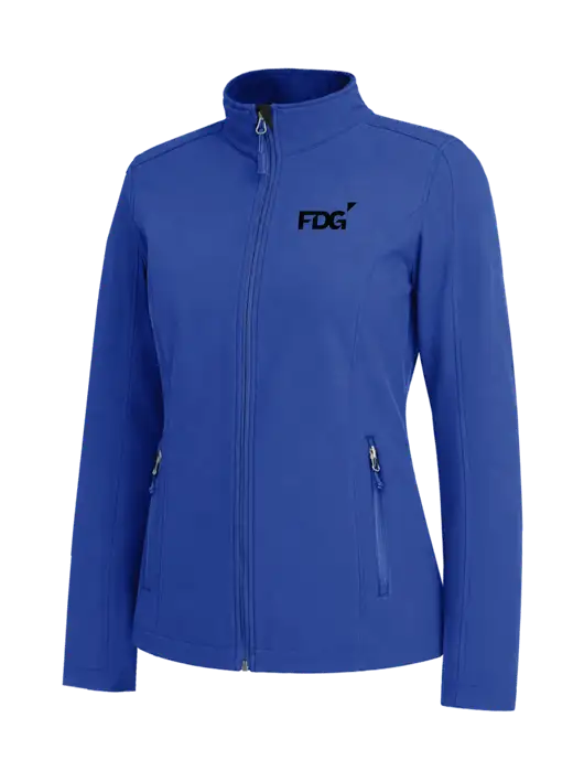 Dark Royal Womens Core Soft Shell Jacket w/FDG Logo