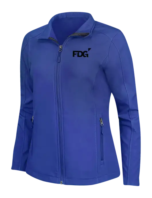 Dark Royal Womens Core Soft Shell Jacket w/FDG Logo