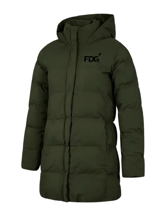 Mercer+Mettle Womens Dark Green Puffy Parka  w/FDG Logo