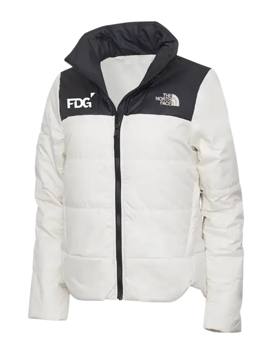 North Face Womens Vintage White Everyday Insulated Jacket w/FDG Logo