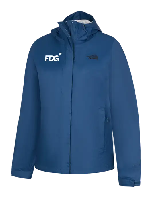 The North Face Womens Navy DryVent Rain Jacket w/FDG Logo