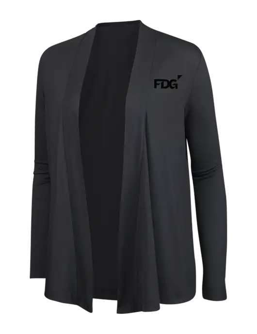 Smoke Grey Womens Concept Cardigan w/FDG Logo