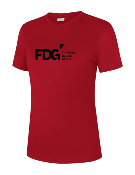  Womens Red PosiCharge Competitor Tee w/FDG Logo