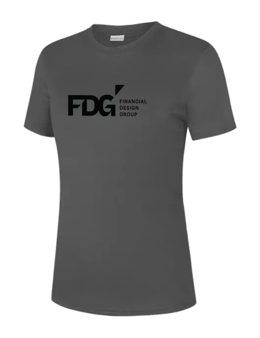  Womens Dark Grey PosiCharge Competitor Tee w/FDG Logo