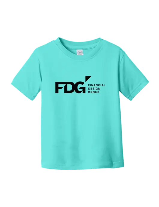 Rabbit Skins Carribean Toddler Fine Jersey Tee w/FDG Logo