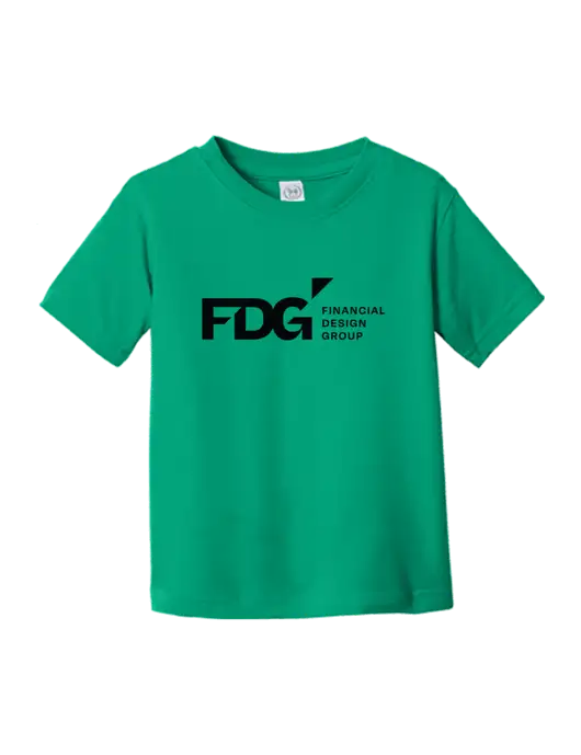 Rabbit Skins Kelly Toddler Fine Jersey Tee w/FDG Logo