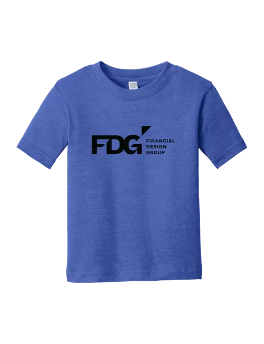 Rabbit Skins Vintage Royal Toddler Fine Jersey Tee w/FDG Logo