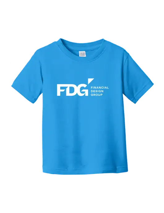 Rabbit Skins Cobalt Toddler Fine Jersey Tee w/FDG Logo